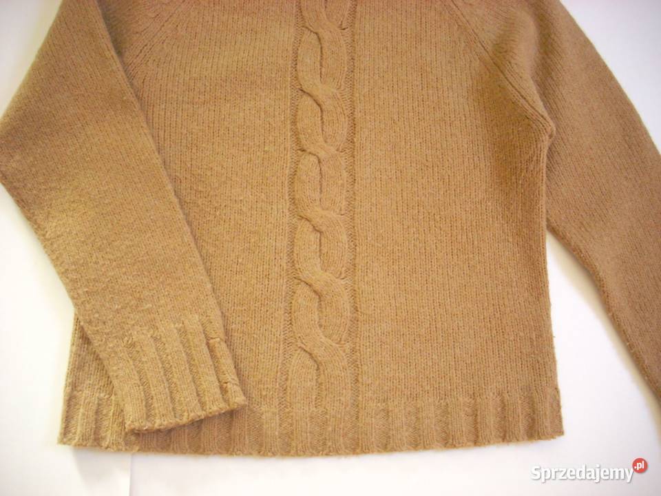 Karmelowy Ciepły sweter Golf 36 38 małopolskie Nowy Sącz
