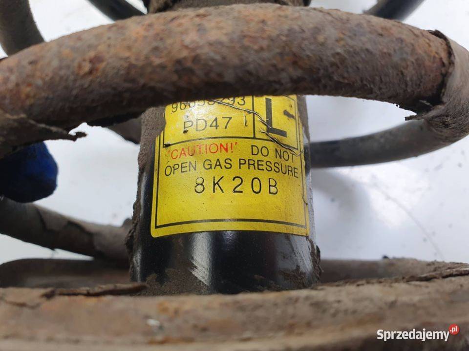 AMORTYZATOR LEWY PRZÓD CHEVROLET AVEO 96653293 Lipno sprzedam