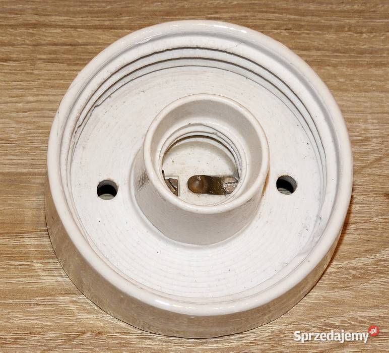 Porcelanowa ceramiczna oprawa lampy ściennej śląskie Gliwice