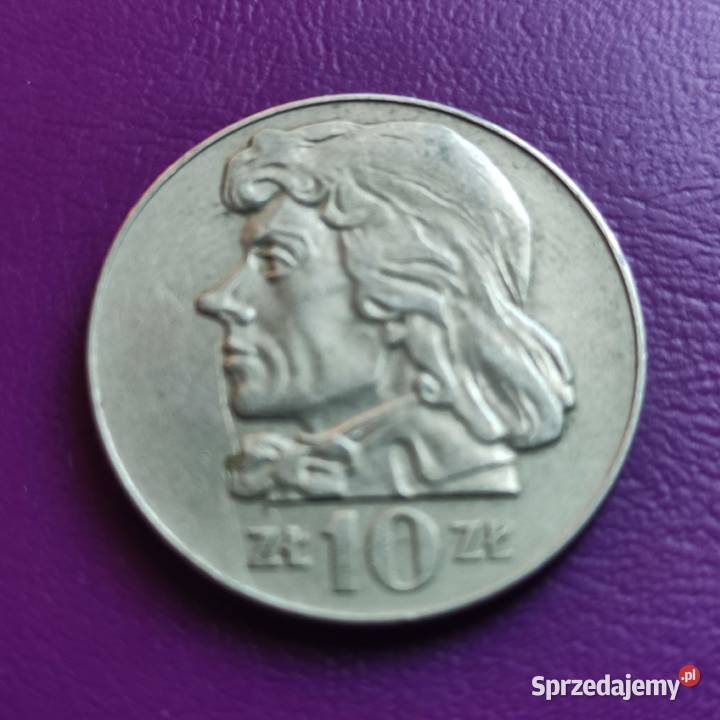 Moneta PRLu 10 ZŁOTYCH 1970 KOŚCIUSZKO Piękna Pruszków