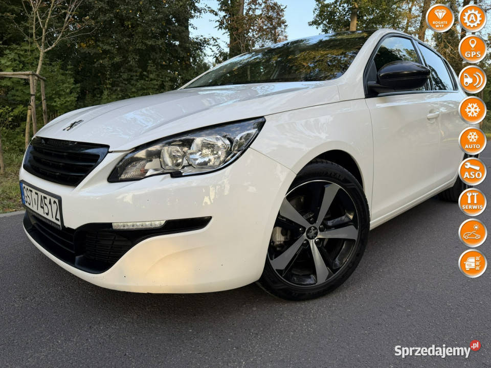 Peugeot 308 II 20 HDi 150 Automat Navi Led wspomaganie kierownicy kujawsko-pomorskie Józefkowo sprzedam