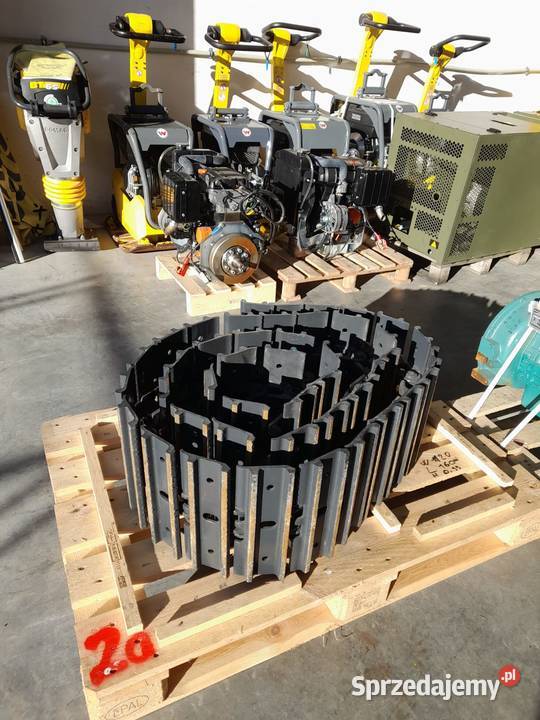 Gąsienice stalowe do minikoparki 44 ogniwa szer Dąbrowa Tarnowska sprzedam