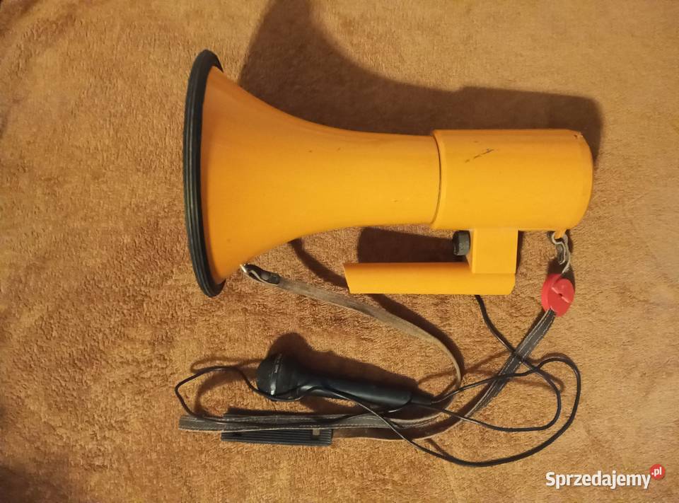 Megafon z Milicji PRL Tonsil Zamość