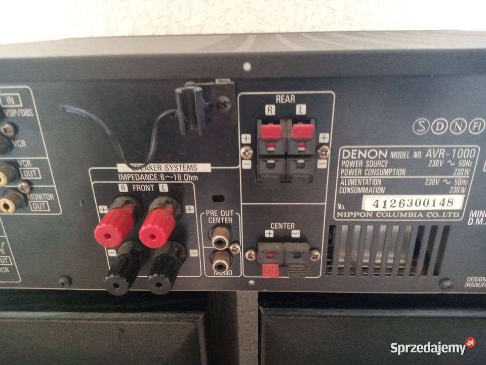 Amplituner Denon AVR1000Głośniki Jamo Krotoszyn