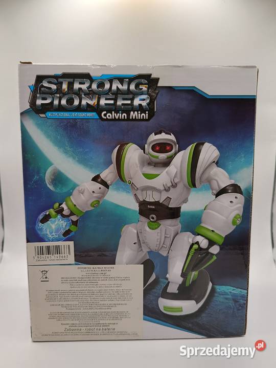 Interaktywny robot Calvin Mini światło i dźwięk Gdynia sprzedam