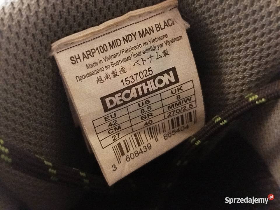 Buty trekkingowe Quechua Arpenaz 100 Mid rozmiar inna