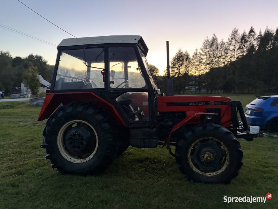 Zetor 7245 z tuzem podkarpackie Komańcza