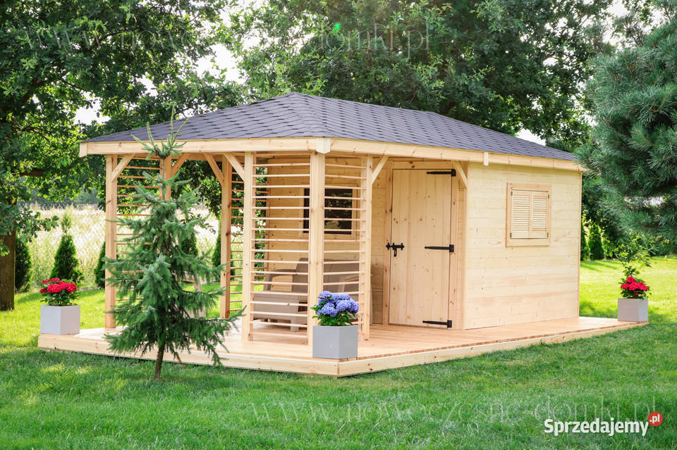 Domek narzędziowy ogrodowy San Marco wym 6x3 z Architektura ogrodowa Katowice