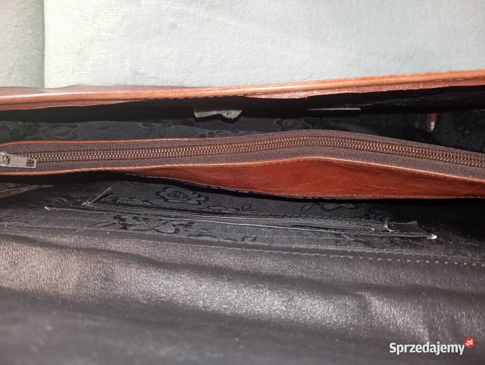 Skórzana Teczka na Dokumenty VINTAGE sprzedam