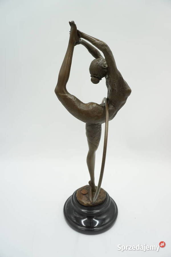 FIGURA Z BRĄZU TANCERKA BALETNICA BALLERINA W Niemcza