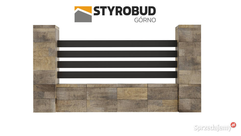 Pustak ogrodzeniowy Syrobud Fini wyprzedaż Architektura ogrodowa Rzeszów sprzedam