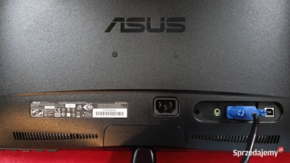 Monitor Asus LCD vk207S LED 19 kamera głośniki ASUS Olsztyn sprzedam