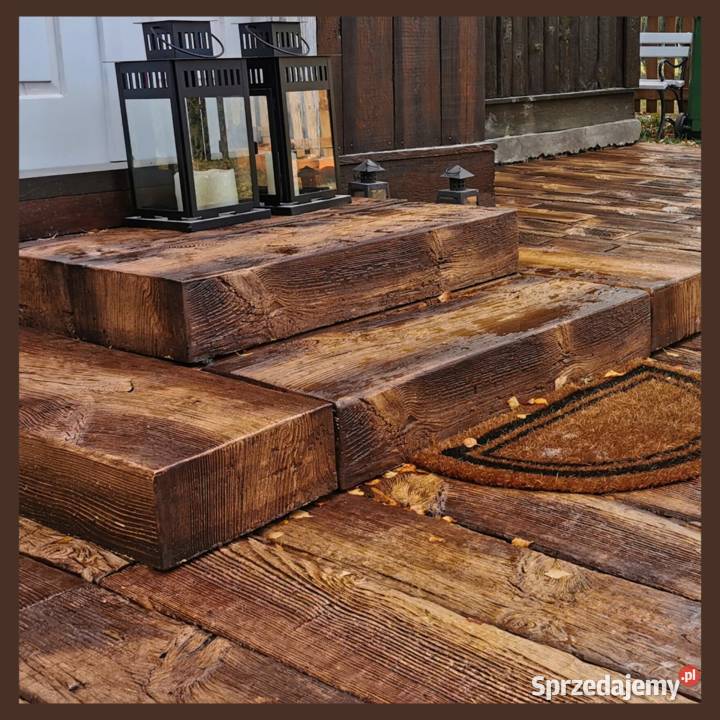 Deska tarasowa betonowe drewno na taras schód Starachowice