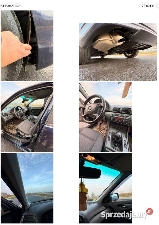 Syndyk sprzeda z wolnej ręki pojazd BMW PSZ Samochody osobowe Poznań