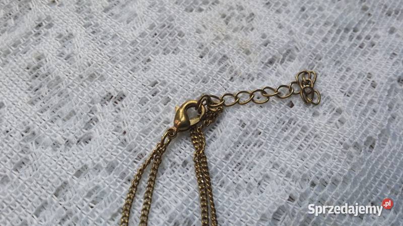 Stary angielski naszyjnik w kształcie literki O Ochojno