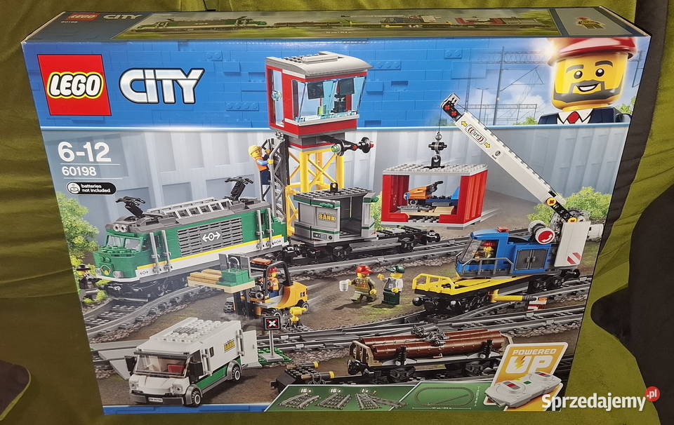 Nowe klocki LEGO City 60198 Pociąg towarowy Klocki Kraków