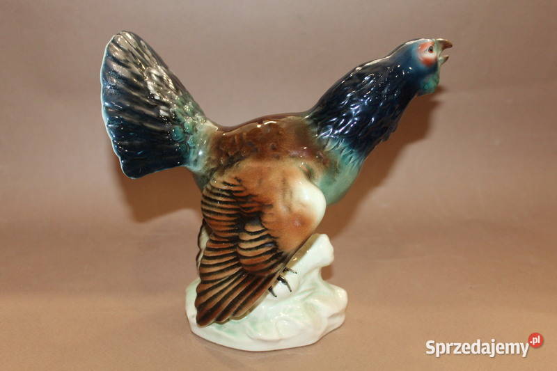 Figurka porcelanowa głuszca Germany 1914 1945 Szczecin