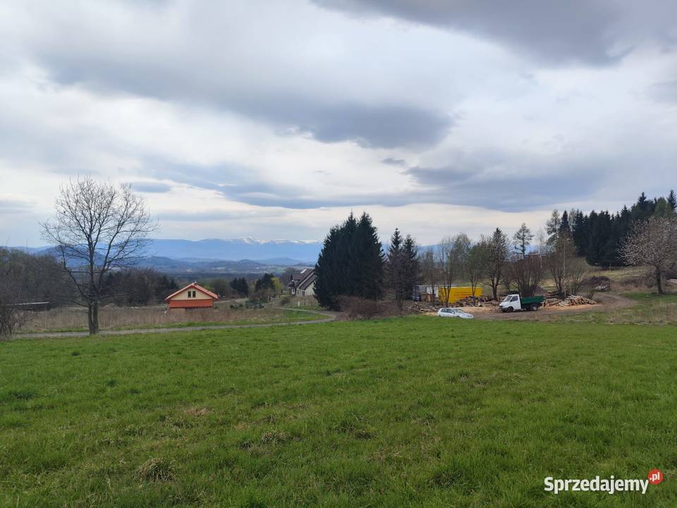 Działka budowlana z przepięknym widokiem na Sosnówka