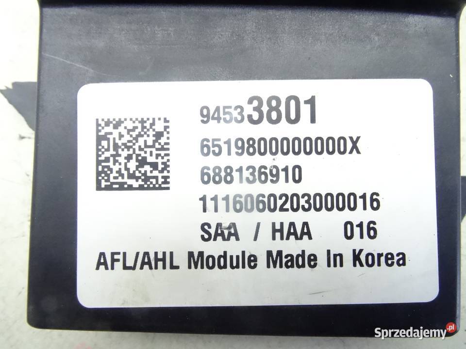 94533801 OPEL MOKKA MODUL LAMP SWIATEL Przemęt