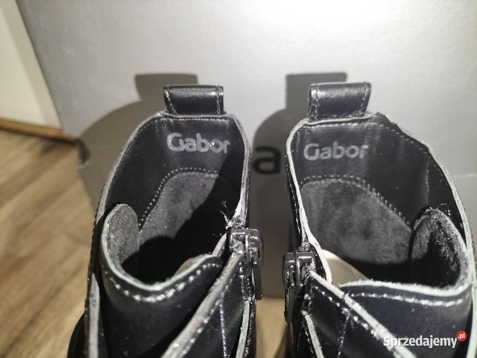 Buty Botki Damskie Gabor Skóra 395