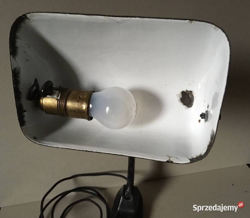 Stara lampa bankierka sygnowana Pozostałe mazowieckie Warszawa
