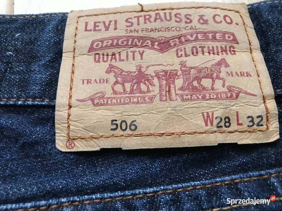 spodnie marki LEVI STRAUSS 28x32 506 Łódź