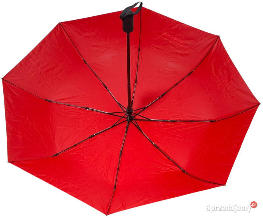 Parasol automatyczny składany czerwony 56x96 Czeladź