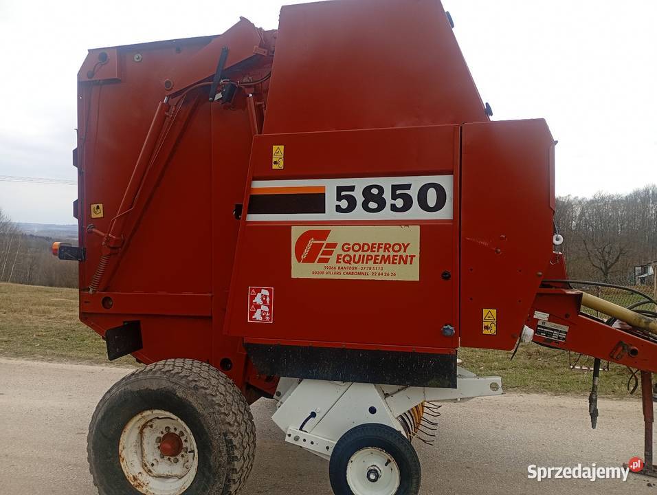 Prasa rolująca Holland 5850 super stan Idealna Łagów