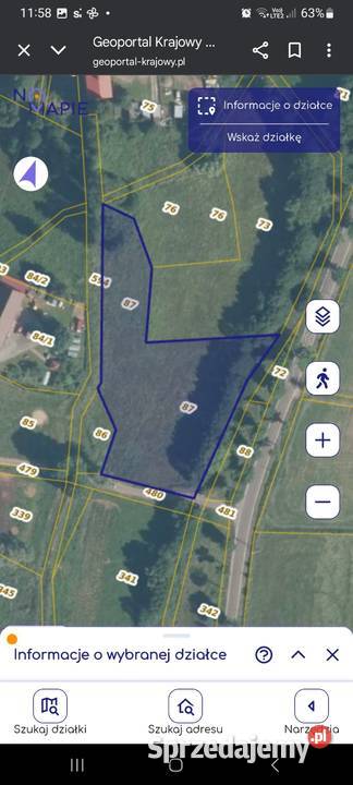 Sprzedam ziemie rolną 1700m2 dolnośląskie Olszyny