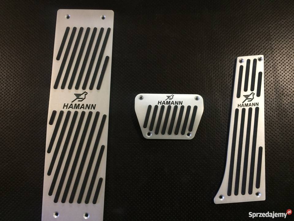 NAKLADKI NA PEDALY ALUMINIOWE BMW 39 LOGO Hamann osobowe Tuning Starachowice