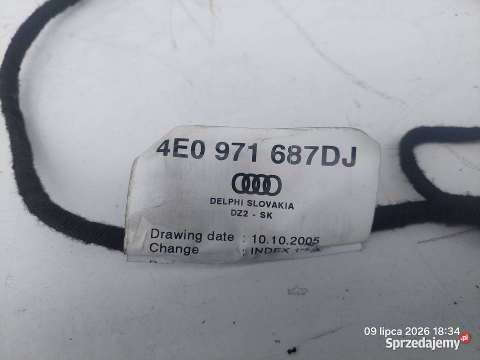 AUDI A8 D3 42 TDI 0510 WIĄZKA DRZWI LEWA