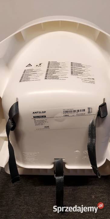 Krzesełko do karmienia Ikea Antilop 13857 tacka Łosie