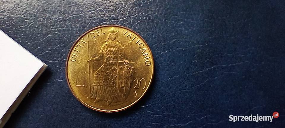 Stare monety 20 lir 1980 Watykan Lesko