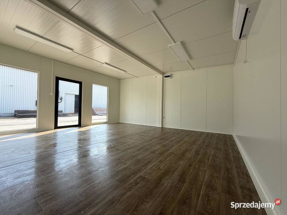 Pawilon kontener 600x600 biuro sprzedaży parter łódzkie Łódź
