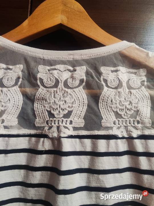 Bluzeczka w marynarskim stylu XLXXL 95bawełny Jelenia Góra