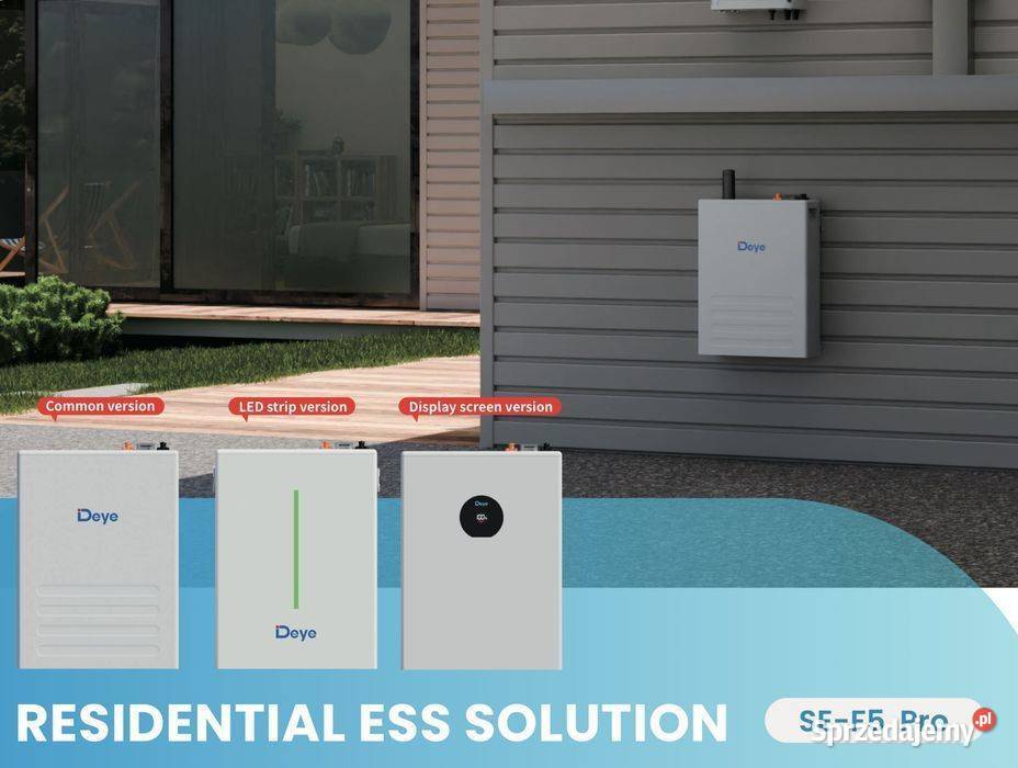 Nowość Magazyn energii DEYE SE F5 Plus 512 kWh Magazyny energii sprzedam