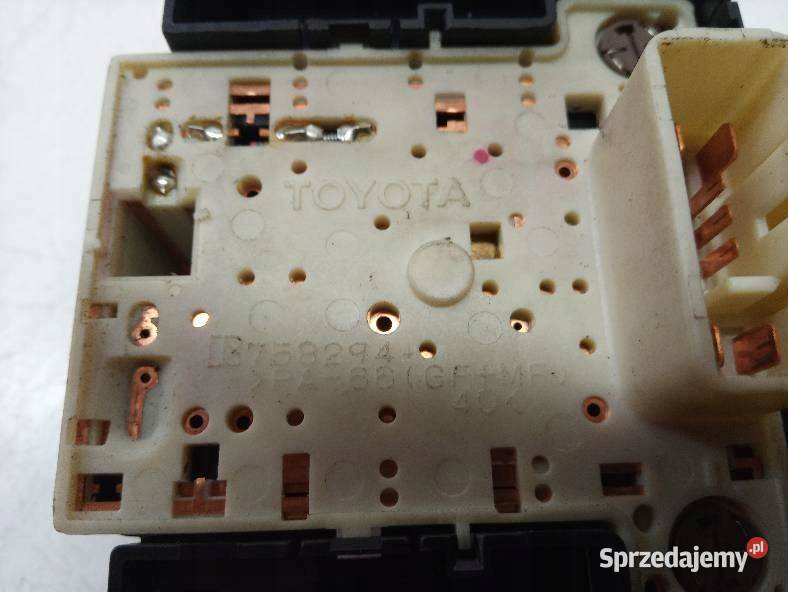 PRZEŁĄCZNIK 758294 Toyota Yaris I 19992005 Panele sterowania, przełączniki