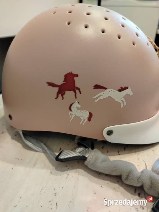 Kask i rękawiczki do jazdy konnej FOUGANZA Kaski i odzież