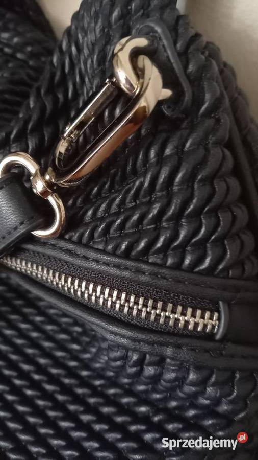 Torebka Reserved z tworzywa z fakturą 31cm Lublin