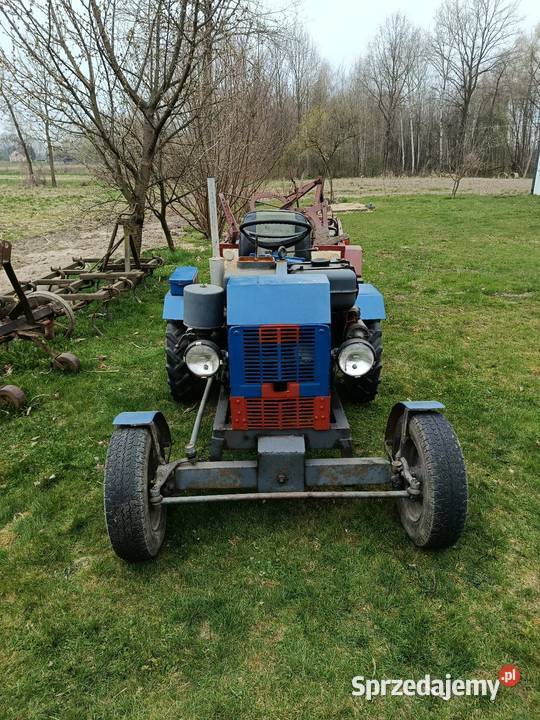 Traktorek Sam Es12 z osprzętem GPS Radgoszcz