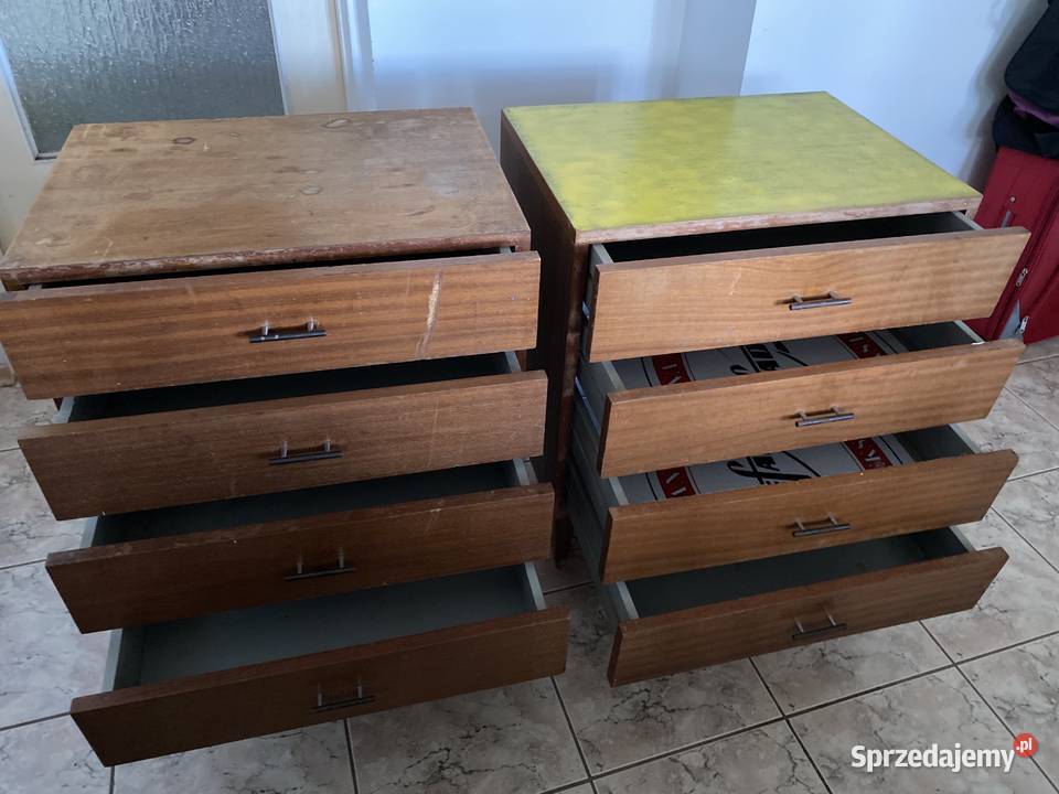 2 Komody z szufladami lata 6070 Lublin