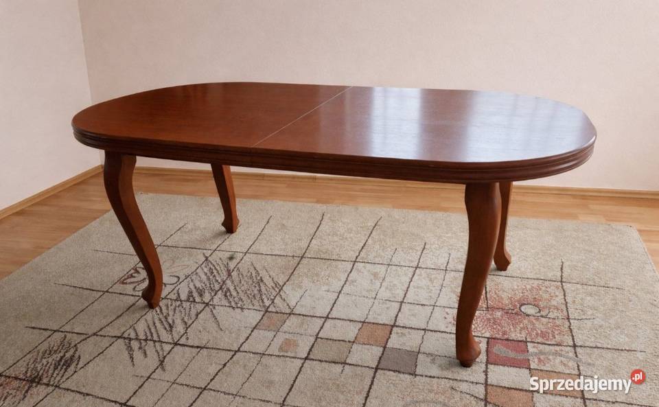 Stół rozkładany Ludvik krzesła drewniany 16089 dolnośląskie Głogów