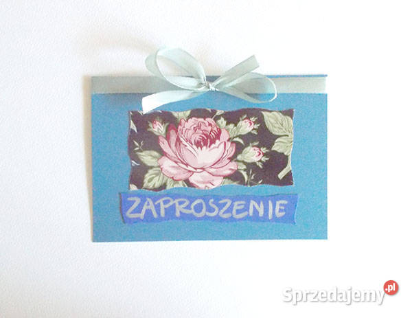 turkusowe zaproszenie ładne ogólne zaproszenie