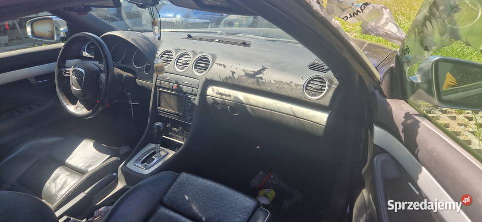Uszkodzony Audi S4 Cabrio B7 42 Quattro Rok produkcji 2006 Łódź sprzedam