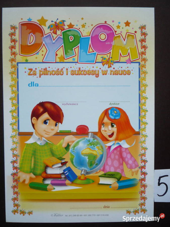 Dyplomy szkolne Pilność i sukcesy w nauce Dyplom Szczecin