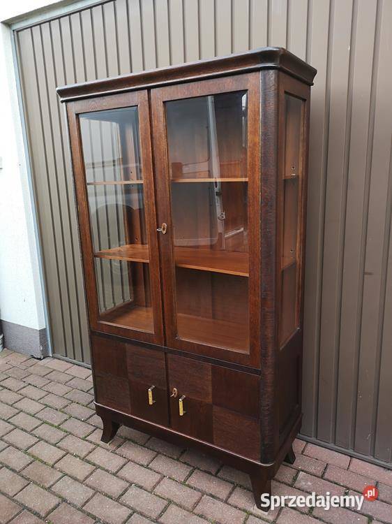 Witryna Biblioteka Serwantka ARTDECO Stara Antyk Swarzędz sprzedam