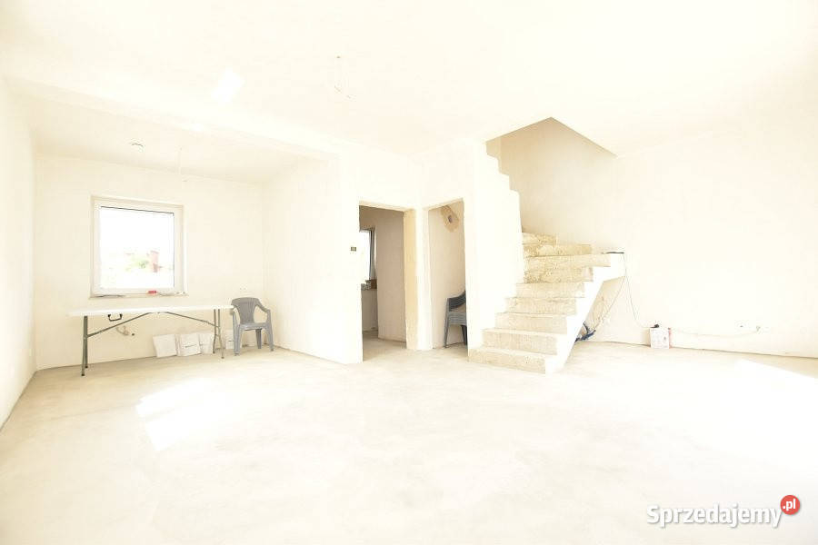 Nowoczesny Dom w zabudowie Bliźniaczej małopolskie Dąbrowa Szlachecka