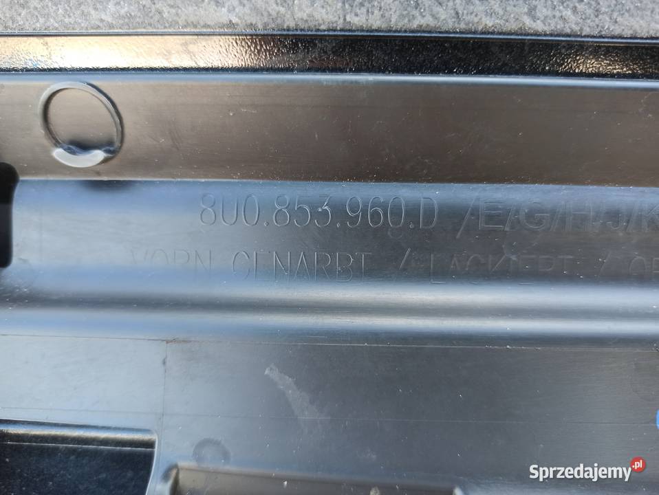 AUDI Q3 8U0 LISTWA DRZWI PRAWY PRZÓD 8U0853960D listwy boczne