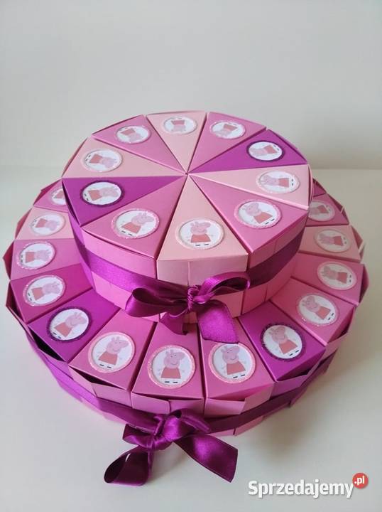 Tort z pudełek tort papierowy wszystkie motywy Kraków
