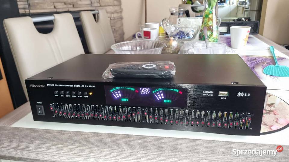 Korektor 40 pasm 2x20Band Bluetooth USB EQ 666BT Warta sprzedam